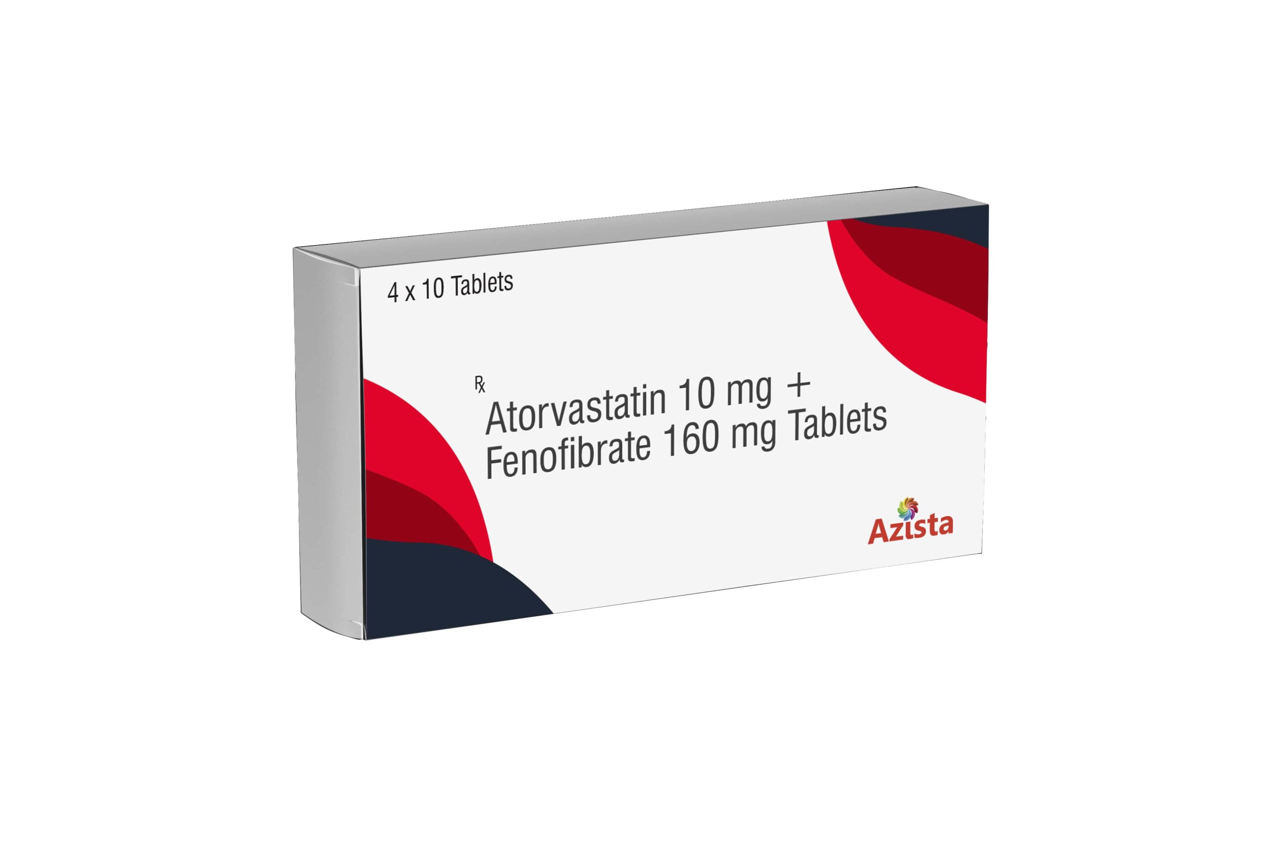 Atorvastatin 10mg and Fenofibrate 160mg Tablets
