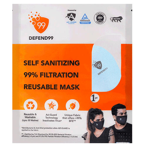 Defend 99 - A Self-Sanitizing, Reusable, And Washable Multilayer Mask