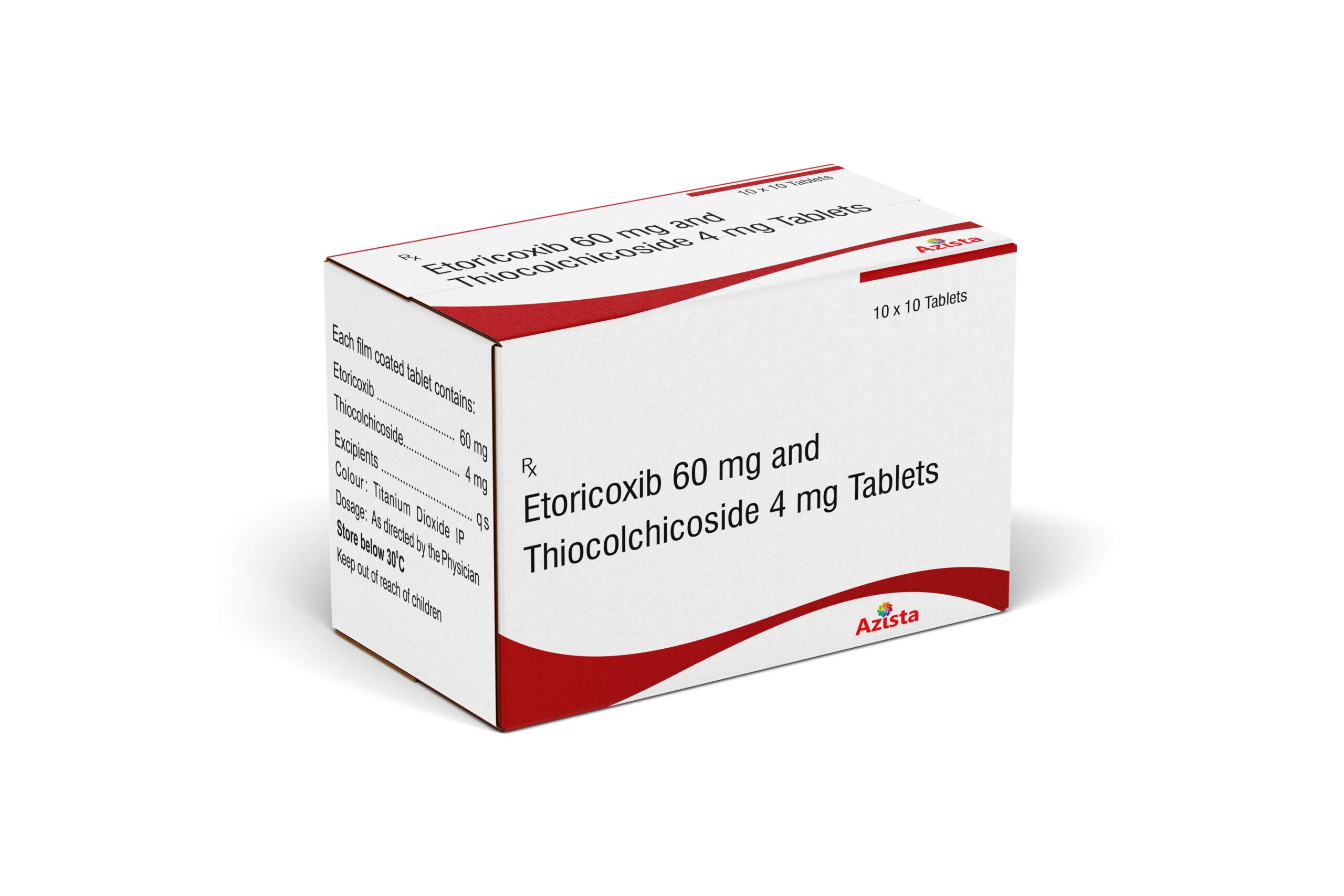 Etoricoxib 60mg And Thiocolchicoside 4mg Tablets