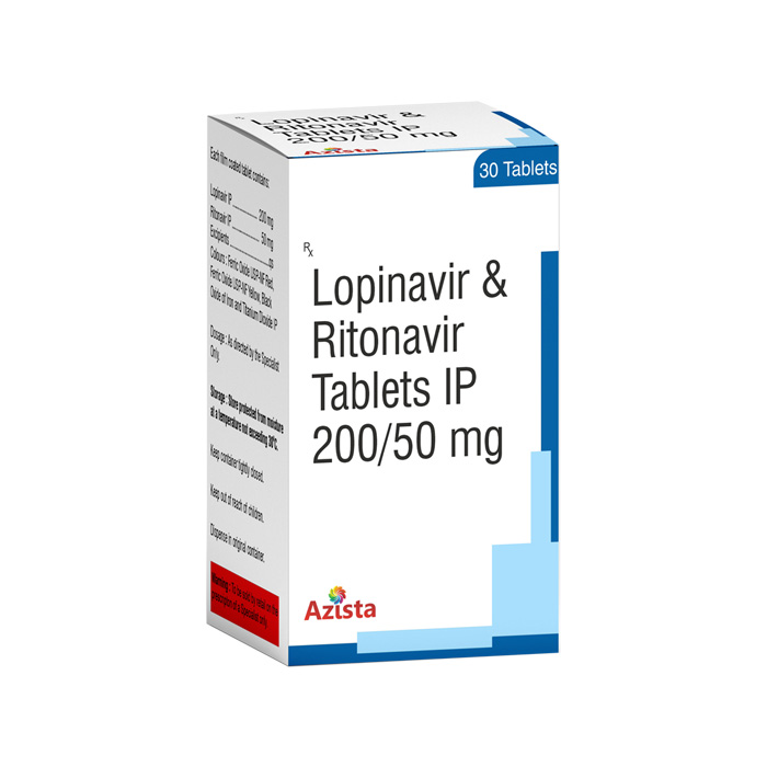 Lopinavir 200mg, Ritonavir 50mg Tablets