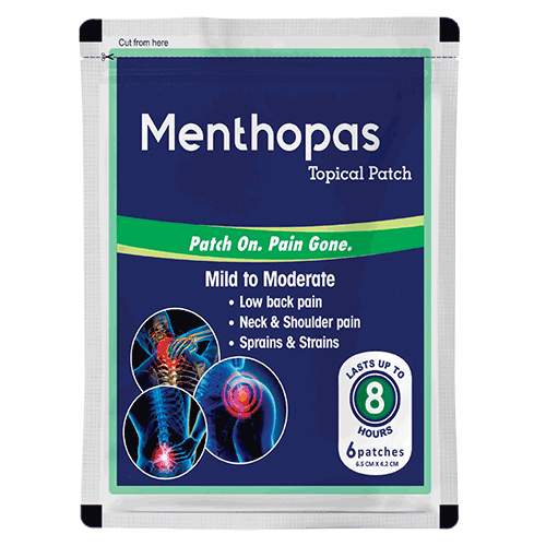 Menthopas – A Non Medicated Pain Relief Topical Patch.