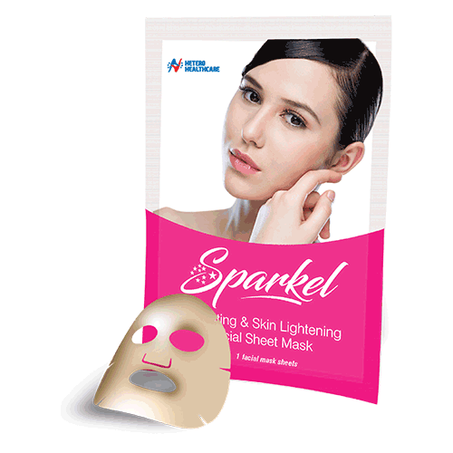 Sparkel Facial Mask Sheet: Sparkle With Sparkel