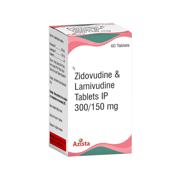 Zidovudine 300mg, Lamivudine 200mg Tablets