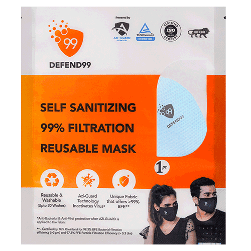 Defend 99 - A Self-Sanitizing, Reusable, And Washable Multilayer Mask