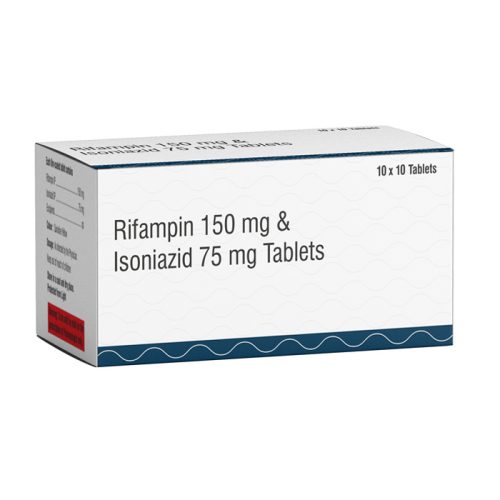 Isoniazid 75mg, Rifampin 150mg Tablets