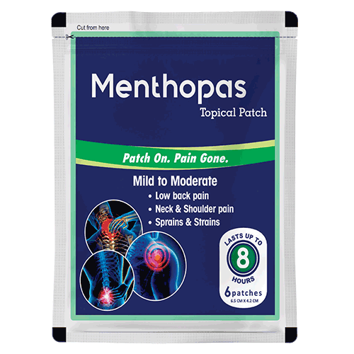 Menthopas – A Non Medicated Pain Relief Topical Patch.